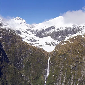 Sutherland Falls, Milford Track, Fiordland National Park, South Island, New Zealand