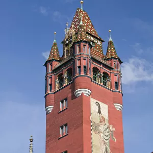 SWITZERLAND-BASEL: Basel Town Hall (Rathaus) (b. 16th century)