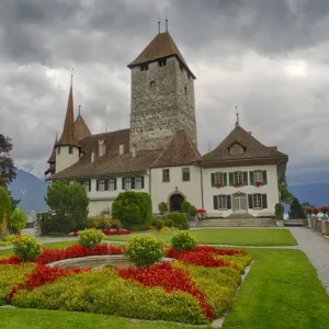 Switzerland, Bern Canton, Spiez, Spiez Castle