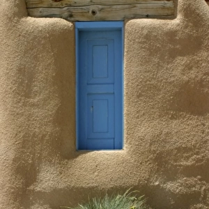 Taos, New Mexico, United States. Typical New Mexico adobe architecture