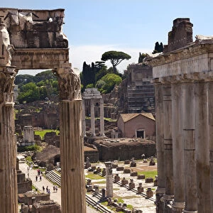 Temple of Saturn Forum Temple of Castor and Pollux Rome Italy Resubmit--In response