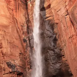 Temple of Sinawava Waterfall Print, Zion Canyon National Park Temple of Sinawava Waterfall Print, Zion Canyon National Park