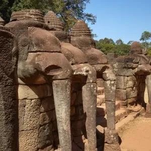 The Terrace of the Elephants Print, Cambodia