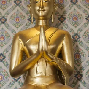 Golden Buddha Print, Wat Traimit, Bangkok
