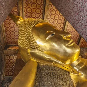 Thailand, Bangkok. Ko Ratanakosin, Wat Pho, Reclining Buddha Thailand, Bangkok. Ko Ratanakosin, Wat Pho, Reclining Buddha