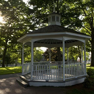 the town common in Grafton, Massachusetts