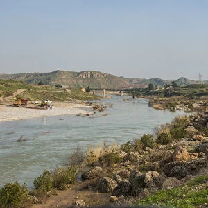 Tribute river for the Tigris, in Iraq kurdistan near Mosul