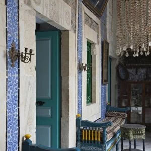 Tunisia, Tunisian Central Coast, Sousse, Museum Dar Essid interior, 19th century