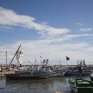 Tunisia, Tunisian Central Coast, Sousse, port, fishing boats