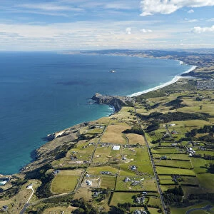 Tunnel Beach and Blackhead, South Coast, Dunedin, Otago, South Island, New Zealand