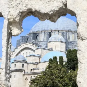 Turkey, Istanbul, Suleymaniye Mosque complex (Suleymaniye Camii) is an Ottoman imperial Turkey, Istanbul, Suleymaniye Mosque complex (Suleymaniye Camii) is an Ottoman imperial