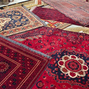Turkey, Kusadasi. Turkish carpet workshop & showroom