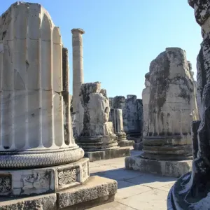 Turkey, west coast, Didyma, a sacred site of the ancient world. Its Temple of Apollo Turkey, west coast, Didyma, a sacred site of the ancient world. Its Temple of Apollo