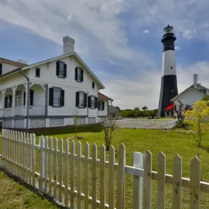 Tybee Island Lighthouse just to the east of Savannah, Georgia Tybee Island Lighthouse just to the east of Savannah, Georgia