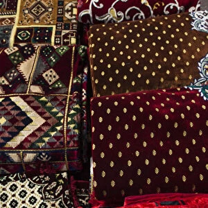 UAE, Dubai, Deira, souvenir fabric