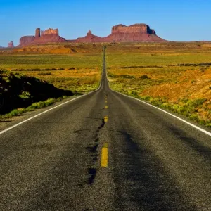 USA, Arizona, Mounment Valley, Highway View USA, Arizona, Mounment Valley, Highway View