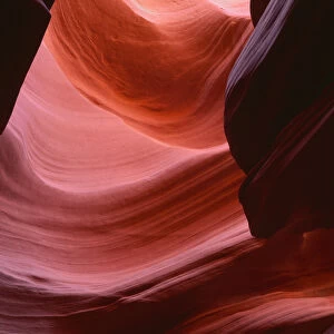 USA, Arizona, Navajo Tribal Park, Erosion of Navajo Sandstone by water has resulted
