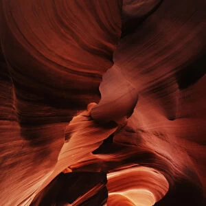 USA, Arizona, Page, , View of Antelope Canyon with sunlight