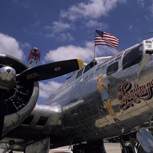 USA, B-17 Bomber Aircraft, Salinas, California