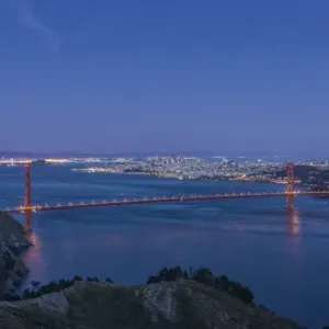 San Francisco Twilight City by the Bay Print San Francisco Twilight City by the Bay Print