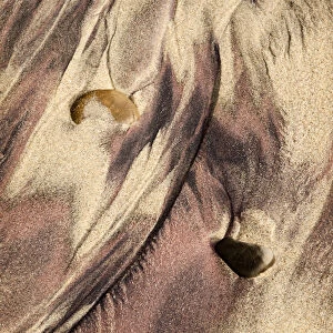 USA, California, Big Sur, Close-up of purple sand at Pfeiffer Beach