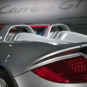 USA, California, Los Angeles: Los Angeles Auto Show, Porsche Carrera GT Sportscar Details