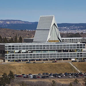 USA, Colorado, Colorado Springs, United States Air Force Academy, exterior