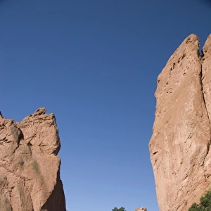 USA, Colorado, Colorado Springs, Garden of the Gods. Famous red rock formations