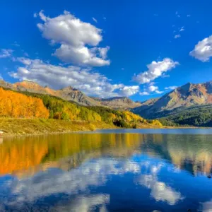 USA, Colorado, Telluride, Trout Lake Fall Sunset Print USA, Colorado, Telluride, Trout Lake Fall Sunset Print