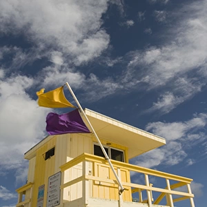 USA-Florida-Miami Beach: South Beach- Miami Beach Lifeguard Tower
