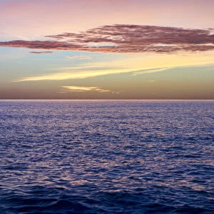 USA, Florida, Sanibel Island, sunset on the Gulf of Mexico