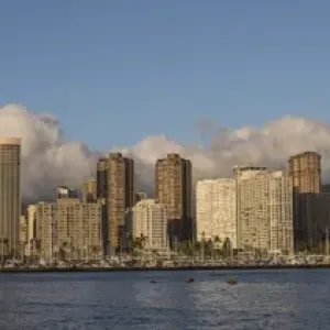 USA, Hawaii, Oahu, Honolulu cityscape USA, Hawaii, Oahu, Honolulu cityscape