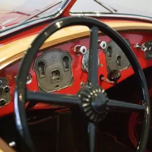 USA, Indiana, Auburn: Auburn, Cord, Duesenberg Car Museum, interior 1929 Cord
