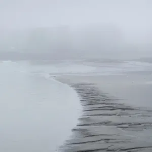 USA, Maine, Cape Neddick, harbor in fog USA, Maine, Cape Neddick, harbor in fog