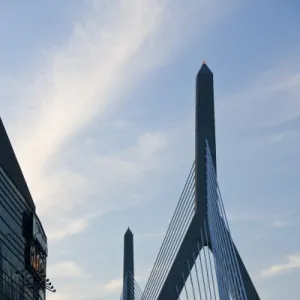 USA, Massachusetts, Boston. The Zakim Bridge