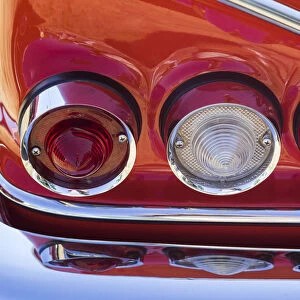USA, Massachusetts, Cape Ann, Gloucester, detail of classic cars