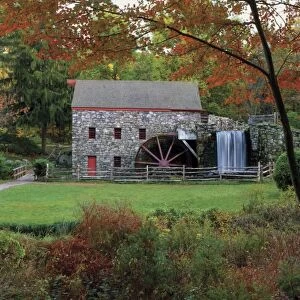 USA, Massachusetts, Sudbury. View of Grist Mill built by Henry Ford