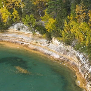USA-Michigan-Upper Peninsula-Pictured Rocks National Lakeshore: Miners Castle