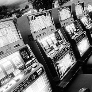 USA, Nevada, Las Vegas: Casino Slot Machines / Interior