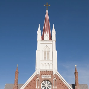 USA, Nevada. St. Marys in the Mountains Church (Nevadas first Roman Catholic Church