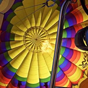 USA, New Mexico, Albuquerque. Hot Air Balloon