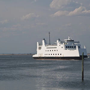 USA, New York, Brookhaven. Long Island Sound Ferry from Port Jefferson