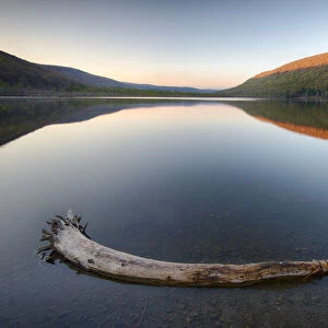 USA, New York State. Early spring morning on Labrador Pond
