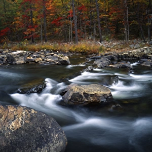 USA, Virginia, Maury River, Autumn