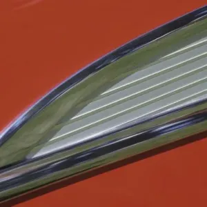 Red 57 Chevy Side Molding Print, USA, Washington, Everett Red 57 Chevy Side Molding Print, USA, Washington, Everett