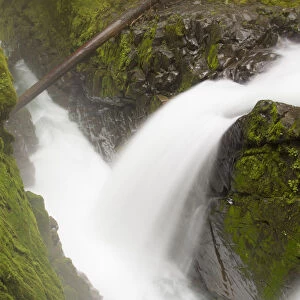 USA, Washington. Sol duc Falls in Olympic National Park