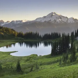 Glacier Peak Print, USA, Washington State