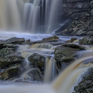 USA, West Virginia, Blackwater Falls. Elakala Falls landscape