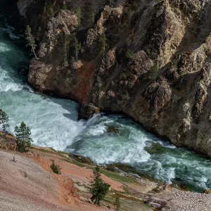 USA, Wyoming. Grand Canyon of Yellowstone River, Yellowstone National Park USA, Wyoming. Grand Canyon of Yellowstone River, Yellowstone National Park