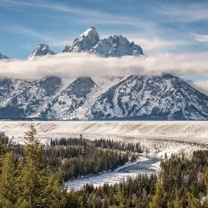 USA, Wyoming, Jackson. Grand Teton National Park, The Snake River and the Tetons USA, Wyoming, Jackson. Grand Teton National Park, The Snake River and the Tetons